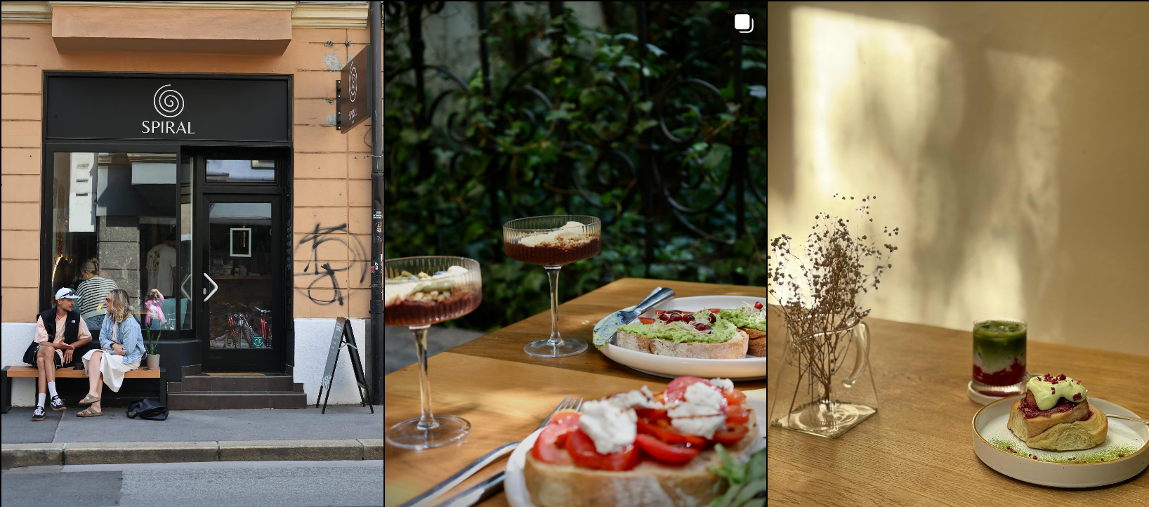 spiral - more then coffee, Instagram